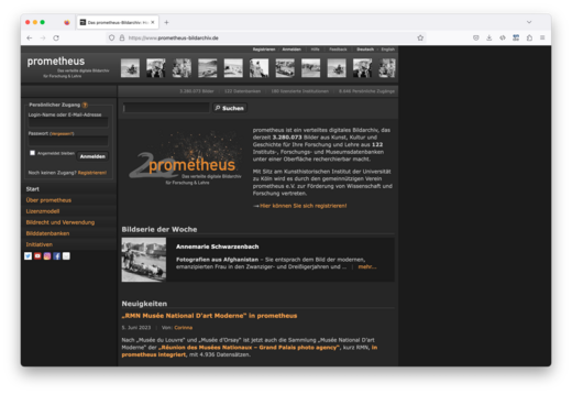prometheus - A distributed digital image archive for research and teaching